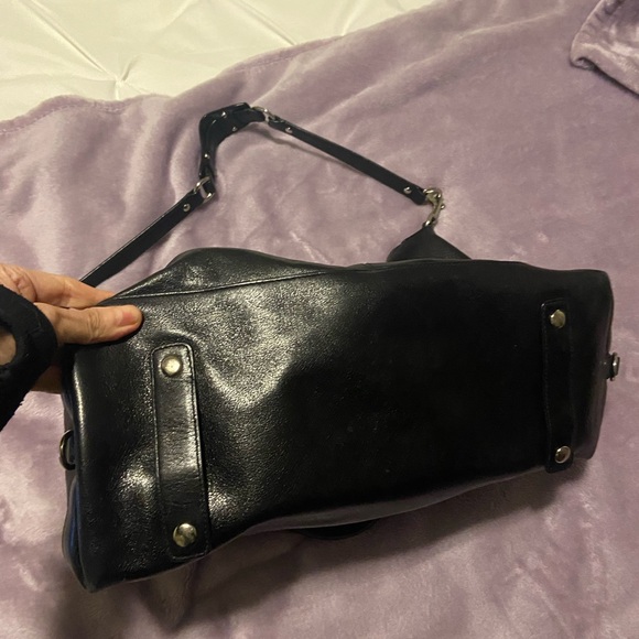 Coach Black Leather Shoulder Bag - Picture 9 of 10